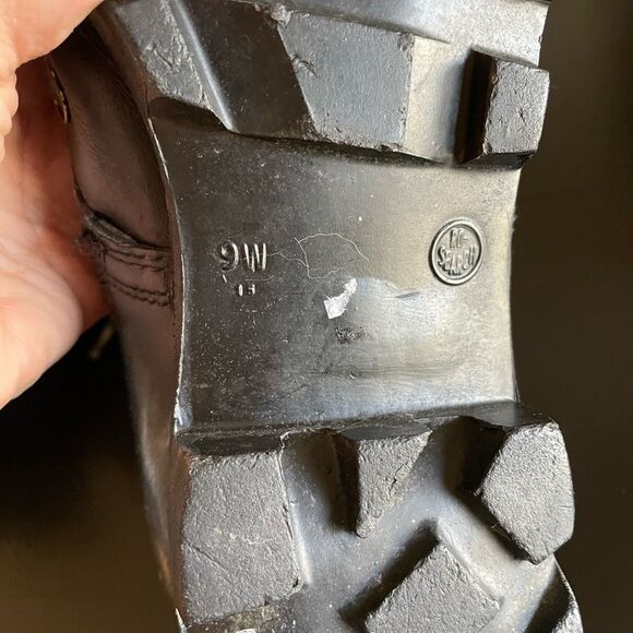 ROSEARCH Vintage Camo Black Leather Lace USA Camouflage Military Boots 9 vietnam main image 5